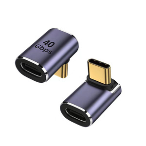 Adattatore ad angolo retto a forma di U 40G tipo CF a tipo C M 90 gradi adattatori nuovissimi - Product Image 1