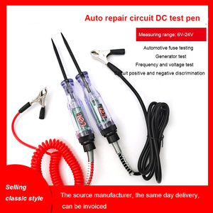 Car Circuit test Pen Car Battery 6V-12V-24V Spring test Pen Length 2.8m <strong>DC</strong> Transparent test Pen - Product Image 2