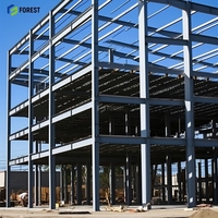 Bâtiment modulaire de bureau de grande hauteur en acier préfabriqué avec structure en acier et construction par soudage