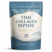Poudre de collagène de poisson - Source naturelle, 30 portions, Complément beauté pour adultes, Vrac
