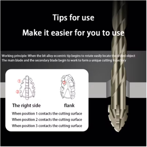 Wholesale <b>Gardening</b> Hand <b>Tools</b> FourEdged Serrated <b>Set</b> High Hardness Hexagonal Simple Installation Multifunction Skewed Head - Product Image 3