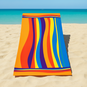 Toalla de Playa Yabee Personalizada al por Mayor, de Secado Rápido, Antiarena, para Todas las Estaciones, con Etiqueta Privada, Microfibra Moderna con Características Antimicrobianas - Product Image 1