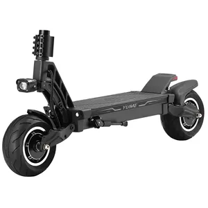 YUME HAWK Pro Wholesale Big Power 60v 6000w Dual Motor 10 Inch Fat Tire Electric Foldable Scooter Adult With Removable Seat
