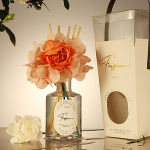 Langanhaltender Lufterfrischer Luxuriöse Wohnraumdekoration Duft Getrocknete Blumen Feuerloser Aromatherapie-Diffusor <span class=keywords><strong>200ML</strong></span> - Product Image 5