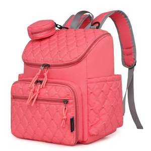 Sac à langer personnalisé tendance, grande capacité, portable, double épaule, sac à langer pour maman, lit bébé pliable, sac à dos pour biberon - Product Image 1