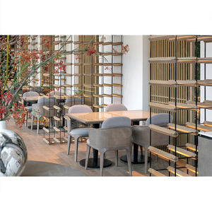 Banquette de restaurant <span class=keywords><strong>IDM</strong></span> personnalisée, 5 étoiles, moderne, cadre en bois massif, coussin haute densité, mobilier commercial luxueux - Product Image 3