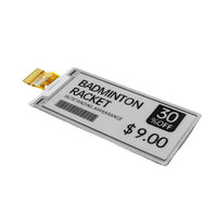 2.9 Inci SPI 2-Warna IPS EPD (128*296)-Layar Eink Hemat Daya dengan Lampu Latar LED, Pemasangan Permukaan, Label Pintar untuk Ritel dan IoT