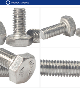 Ss304 de acero inoxidable de cabeza plana de <span class=keywords><strong>perno</strong></span> hexagonal <span class=keywords><strong>m6</strong></span> * 40 Ss304 <span class=keywords><strong>perno</strong></span> hexagonal - Product Image 4