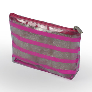 <span class=keywords><strong>Borsa</strong></span> da Spiaggia Trasparente <span class=keywords><strong>Fucsia</strong></span> in PVC con Chiusura a Cerniera, Impermeabile, per Uso Quotidiano, Riciclabile, Primavera-Estate - Product Image 1