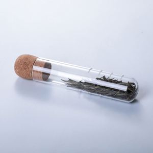 Infuseur à thé portable réutilisable en verre borosilicate, résistant à la chaleur, en forme de tube transparent, pour thés en vrac – Meilleure vente - Product Image 2