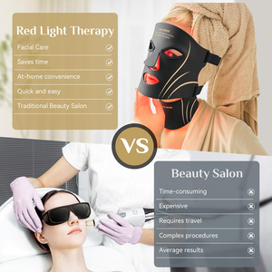 7 couleurs usage domestique beauté panneau de thérapie par la lumière rouge Anti-âge <span class=keywords><strong>visage</strong></span> <span class=keywords><strong>masque</strong></span> Led thérapie par la lumière rouge <span class=keywords><strong>masque</strong></span> facial dispositif et cou - Product Image 5