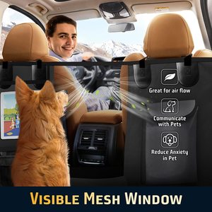Cover per seggiolino per cani per sedile posteriore Extra più grande con forte fondo rigido per sedile posteriore per cani adatti a tutte le <span class=keywords><strong>auto</strong></span> - Product Image 6