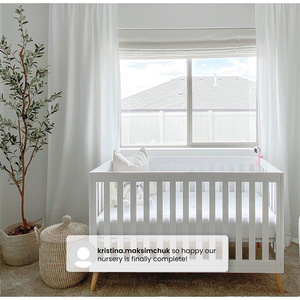 Elegant Polished Wood Baby <strong>Crib</strong> Bed Kids &amp; Teen Storage Cot Furniture Infant Wooden Cot Bed For Babies - Product Image 5