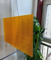 Panneau en polycarbonate alvéolaire PC, revêtu anti-UV, pour toiture de serre et lucarne