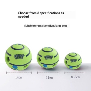 Stok Üreticisi Lüks Karikatür Modası Spor Evcil Hayvan Topu Kauçuk Kaplama Köpekler Hayvanlar İçin Çiğneme Oyuncağı Pilsiz Kendi Kendine Eğlenceli - Product Image 3