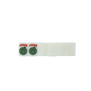 Ensemble de mahjong américain en mélamine personnalisé en usine sans accessoires mini mahjongs portables <span class=keywords><strong>jeu</strong></span> de tuiles - Product Image 3