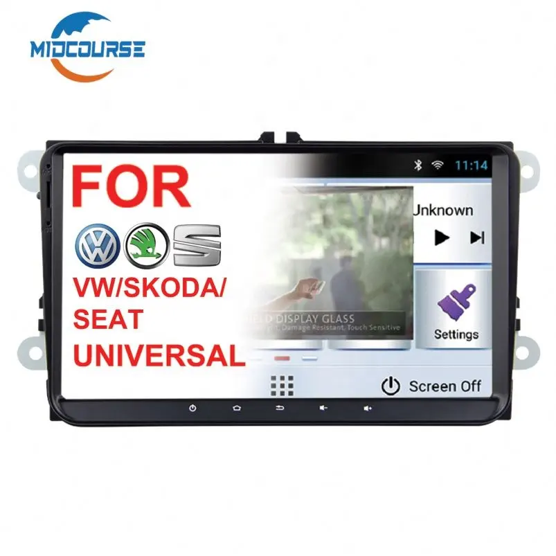 Android 8.1 1G R car dvd gps radio audio player for skoda yeti superb rapid fabia Quadvia roomster 2 din Quad core 4G LTE