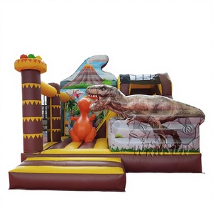 Castillo Inflable de Dinosaurio Grande, Trampolín Inflable de Dinosaurio para Diversión - Product Image 1