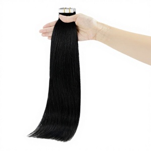 Extensiones de Cabello Humano Remy Natural Adhesivas de Doble Trama Invisible con Cutícula Alineada, Cabello Virgen Indio Crudo al por Mayor - Product Image 2