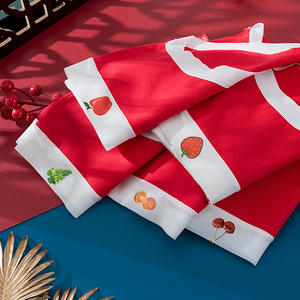 Culotte Hipster Grande Taille en Coton Rouge Uni pour Femme, Sans Coutures, Taille Moyenne, Anti-Bactérienne, Usage Quotidien - Product Image 2