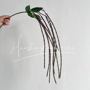 <b>Artificial</b> Long Beans <b>Bouquet</b> Green PVC Wedding Decor Indoor Use - Product Image 4