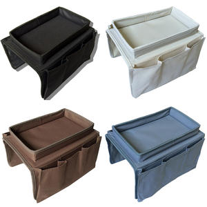 Organizador de Reposabrazos para Sofá, Bolsa de Almacenamiento de Tela Resistente, Bolsa Colgante para Cama, Apta para Control Remoto de TV y Aperitivos - Product Image 5