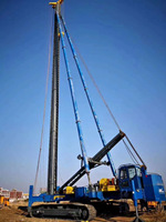 Foreuse spirale longue JOVE JZB90 avec moteur et pompe pour le forage de pieux de construction CFG 300-1000MM, faible coût d'entretien