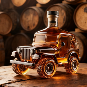 Tùy Chỉnh 300Ml Rượu Vang Chai Xe-Hình Nút Chai Kim Loại Phẳng Nút Chai Màn Hình In Ấn Khắc Xi Lanh Hình Dạng Cho Rượu Vang Tùy Chọn Bao Bì - Product Image 5