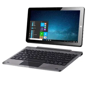 Toptan defter 2 in 1 cabrio dizüstü 10.1 inç Tablet Win 10 1.92GHz Intel ayrılabilir klavye