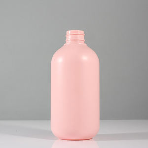 Custom Soft Touch Pink Blue 400ml Empty <strong>HDPE</strong> <strong>Plastic</strong> Shampoo Lotion <strong>Bottle</strong> With Screw Cap - Product Image 2