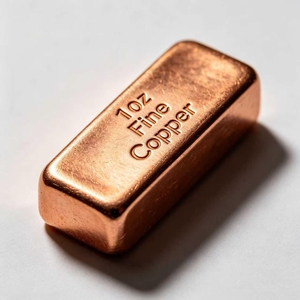 999 Fine Pure Polished Copper Ingot 1oz Copper Bullion <b>Bar</b> - Product Image 4