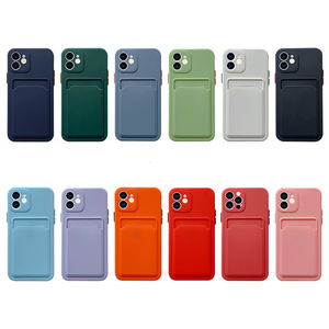 Étui de <span class=keywords><strong>carte</strong></span> de crédit tout-en-un pour <span class=keywords><strong>iPhone</strong></span> 17 Pro Max avec design givré et couleur contrastée mignonne pour téléphones Realme - Product Image 3