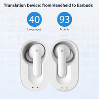 TimeKettle M3 langue traducteur simultané casque interprétation d'affaires écouteur voyage traduction vocale écouteurs