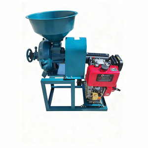 Moulin à Grains et <span class=keywords><strong>Broyeur</strong></span> d'Épices pour Aliments Secs et Humides, Usage Domestique et <span class=keywords><strong>Agricole</strong></span>, 300 Kg/h, Moteur Pratique, Facile à Nettoyer, Alimentation Diesel - Product Image 3