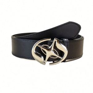Nuevo Cinturón de Cintura Casual de Moda Simple, Estilo Coreano, Retro Vintage, de Cuero PU Suave, con Hebilla de Aleación, Talla Personalizable, para Hombre y Mujer - Product Image 5