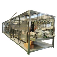 MINGSHUN Équipement essentiel pour l'élevage de poulets, nouveau type de machine à plumer les poulets 300-500bph, équipement d'abattage de volailles