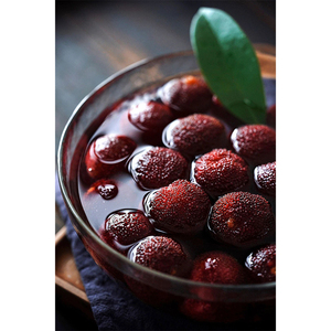 Prunes rouges sucrées et acidulées, 100% naturelles et biologiques, 3 cm, fruits frais de Chine, stockage réfrigéré, durée de conservation de 30 jours - Product Image 6