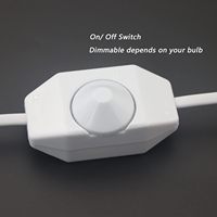 Cordon de suspension E27 pour lampe LED avec variateur et prise, idéal pour l'éclairage des reptiles