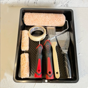 Sơn con lăn và bàn chải nhà sản xuất sản xuất tại Trung Quốc sơn nhà công cụ thiết lập với khay sơn - Product Image 5