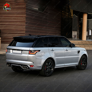 Pour <span class=keywords><strong>Range</strong></span> <span class=keywords><strong>Rover</strong></span> <span class=keywords><strong>Sport</strong></span> 2014-2017 mise à niveau vers le Kit de carrosserie de style <span class=keywords><strong>2022</strong></span> <span class=keywords><strong>SVR</strong></span> avec jupes latérales de voiture Bumepr feux arrière de phares d'aile - Product Image 4