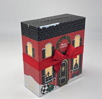 Boîte à surprises en forme de maison personnalisée avec petits tiroirs pour Noël, bonbons, cosmétiques, cadeaux, qualité supérieure, vente en gros
