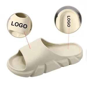 Slippers Slides Custom Logo Platform Fashion Designer Slippers Custom Flip Flops Men Slippers Sandal