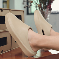 Mules modernes à semelle épaisse en EVA, légères, imperméables, antidérapantes, à enfiler, couleur unie, tendance, pour l'extérieur, la plage, l'été et le printemps