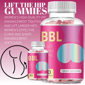 Gummies Naturelles pour le Remodelage Corporel - Complément pour les Fesses et les Courbes avec Vitamines Brûle-Graisses, Marque Privée Disponible - Product Image 2