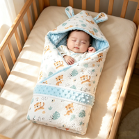 Couette personnalisable pour bébé de marque chinoise, motif animal doux, plusieurs couleurs disponibles, tissu de literie et couverture