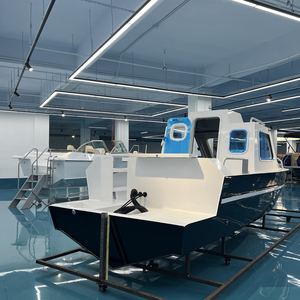 Piccola barca da <span class=keywords><strong>pesca</strong></span> in alluminio 18FT con motore fuoribordo nuova condizione cabina commerciale motoscafo dalla cina - Product Image 4