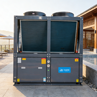 Pompe à chaleur air-eau commerciale 85 kW avec réfrigérant R-32, 380 V, température de fonctionnement de -30 à 45 °C, pour le chauffage des petites entreprises et des bureaux