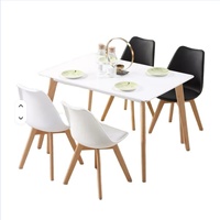 Table en bois pour restaurant, 6 places, Mesa De Comedor, table à manger moderne en bois, table à manger solide