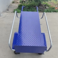 Chariot à main électrique pour le transport sur chantier, plateforme de transport, ciment, agriculture