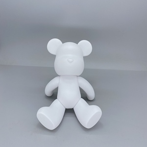 Kit de figurines ours et chats mignons en vinyle céramique non peint pour l'art et l'artisanat, pour le <span class=keywords><strong>dessin</strong></span> DIY, la peinture par coulée et comme <span class=keywords><strong>tirelire</strong></span> - Product Image 4